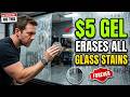 $5 Gel ERASES ALL Glass Stains. FOREVER. No Technician. THE INDUSTRY HID THIS.
