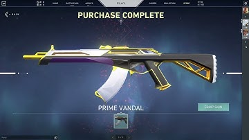 buying prime vandal...