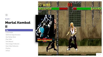 BigBox - pause screen / controls / move list