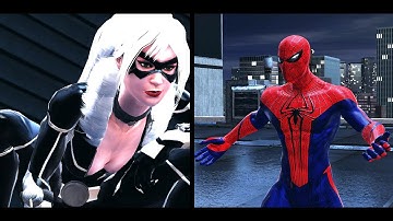 [60 FPS + Mods] Spider-Man Web of Shadows Black Cat Boss Fight (Both Choices)