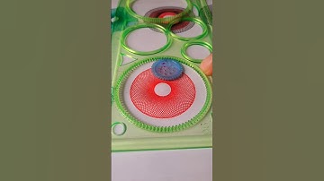 Drawing a Perfect Spirograph in 30 Seconds! ⏳ #SpeedChallenge #FastDrawing #ViralShorts