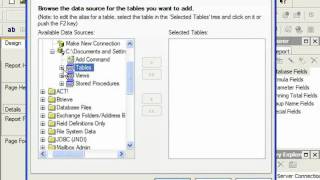 Crystal Reports Tutorial Creating Additional Data Connections Business Objects Training Lesson 2.29