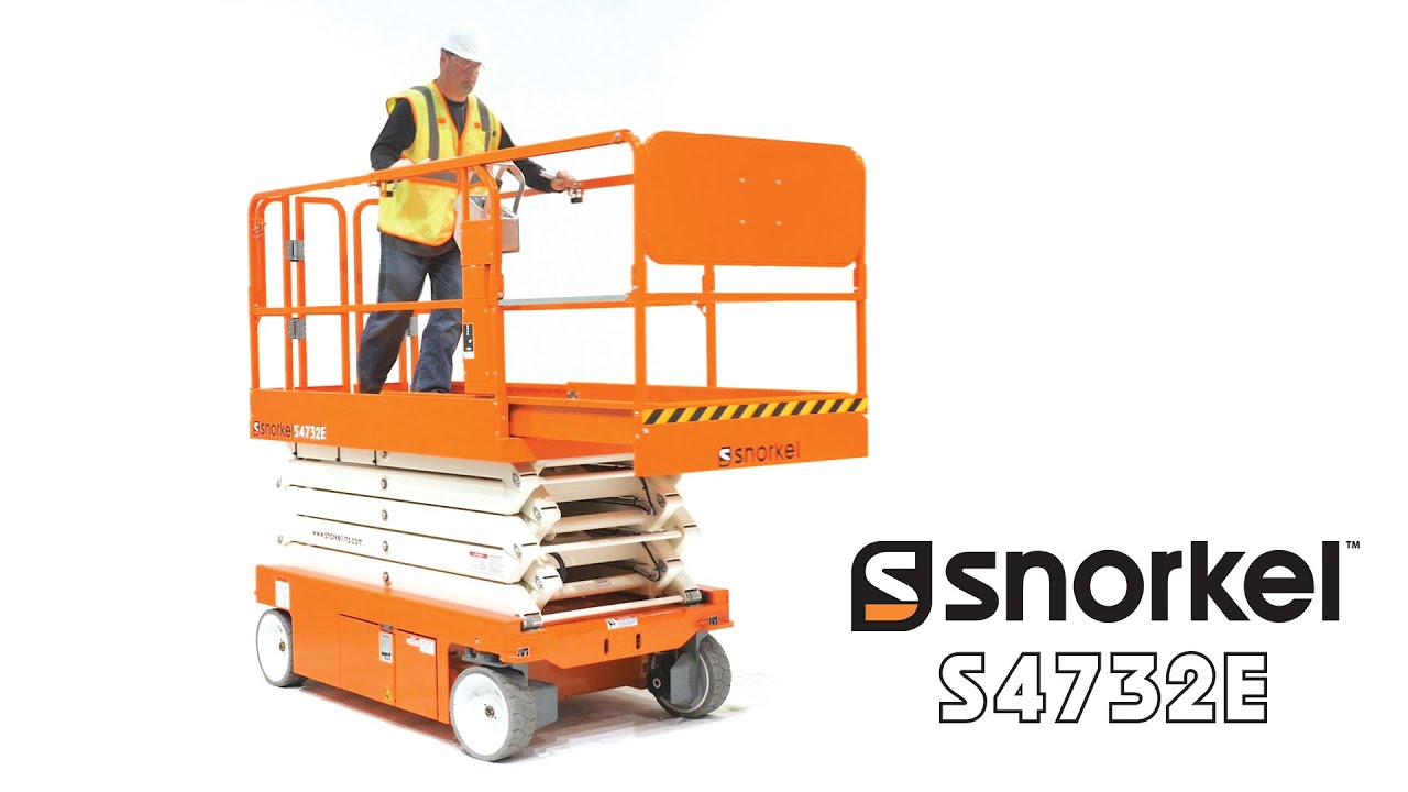 Snorkel S4732E Electric Scissor Lift Product Feature YouTube