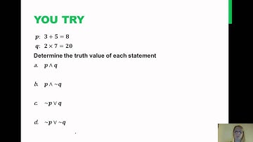 3 3a Constructing truth tables for conjunction or disjunction