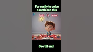 Solve the math easily if you learn the technique 🐱so see this video#youtubeshorts #mathtricks #viral