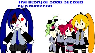 The story of project diva deep blue but it's told by a dumbass.