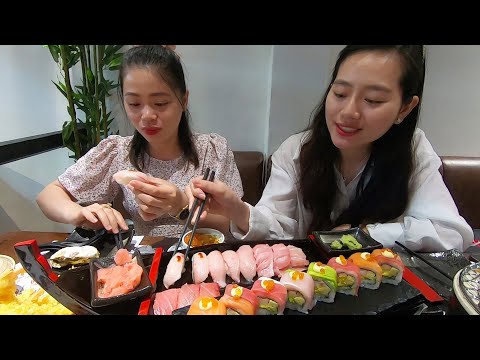 Video Ăn Sushi tảng Cá Ngừ Vây Xanh 11tr ở nhà hàng của Anh... - youtube