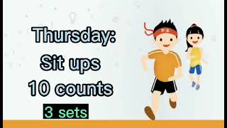 WEEKLY EXERCISE PLAN (MINI PERFORMANCE TASK IN P.E ) COC-B1-G11-ABM-04