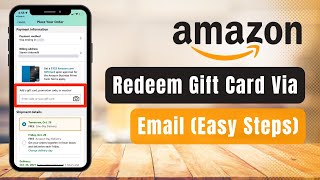 How to Redeem Amazon Gift Card Email !