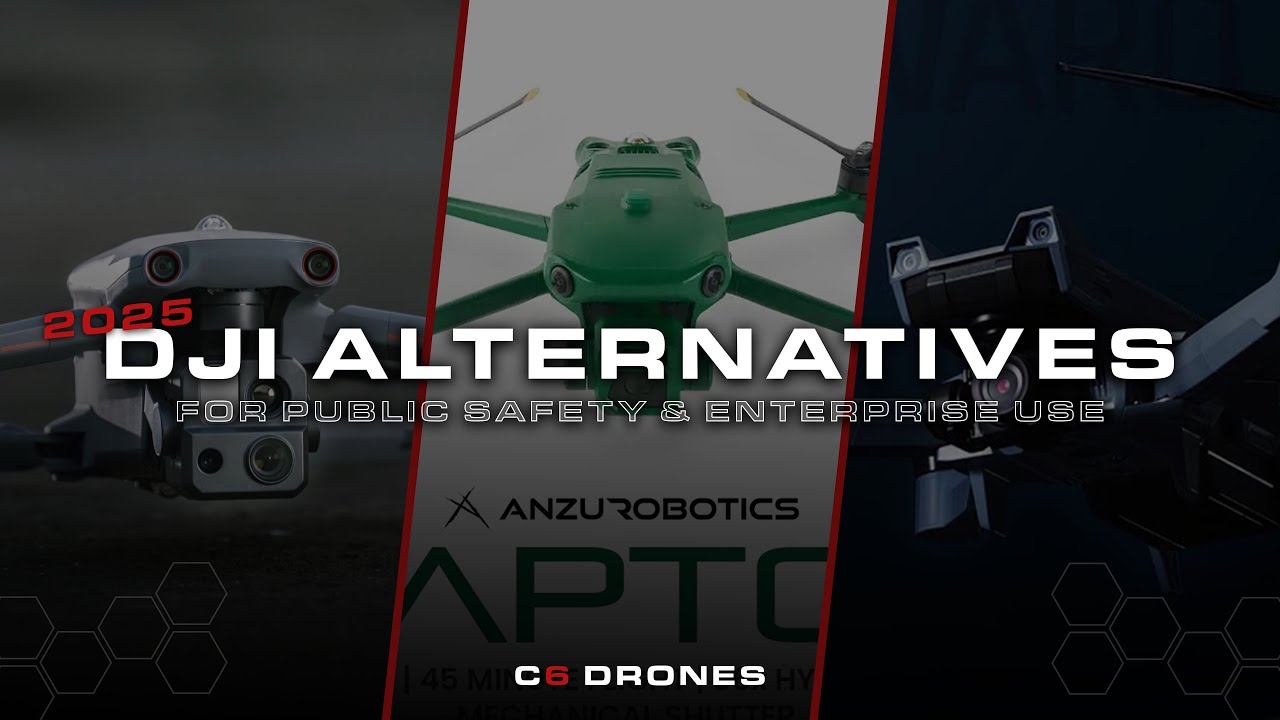 Top DJI Drone Alternatives for Public Safety & Enterprise Use | C6 ...