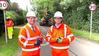 Pothole Pro in action in Ickford