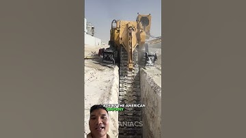 Máy Đào Rãnh Lớn Nhất Thế Giới #construction