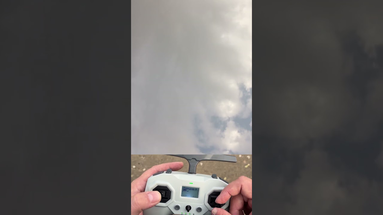 180 Yaw Spin into Backward Powerloop 🚁🚁🚁 