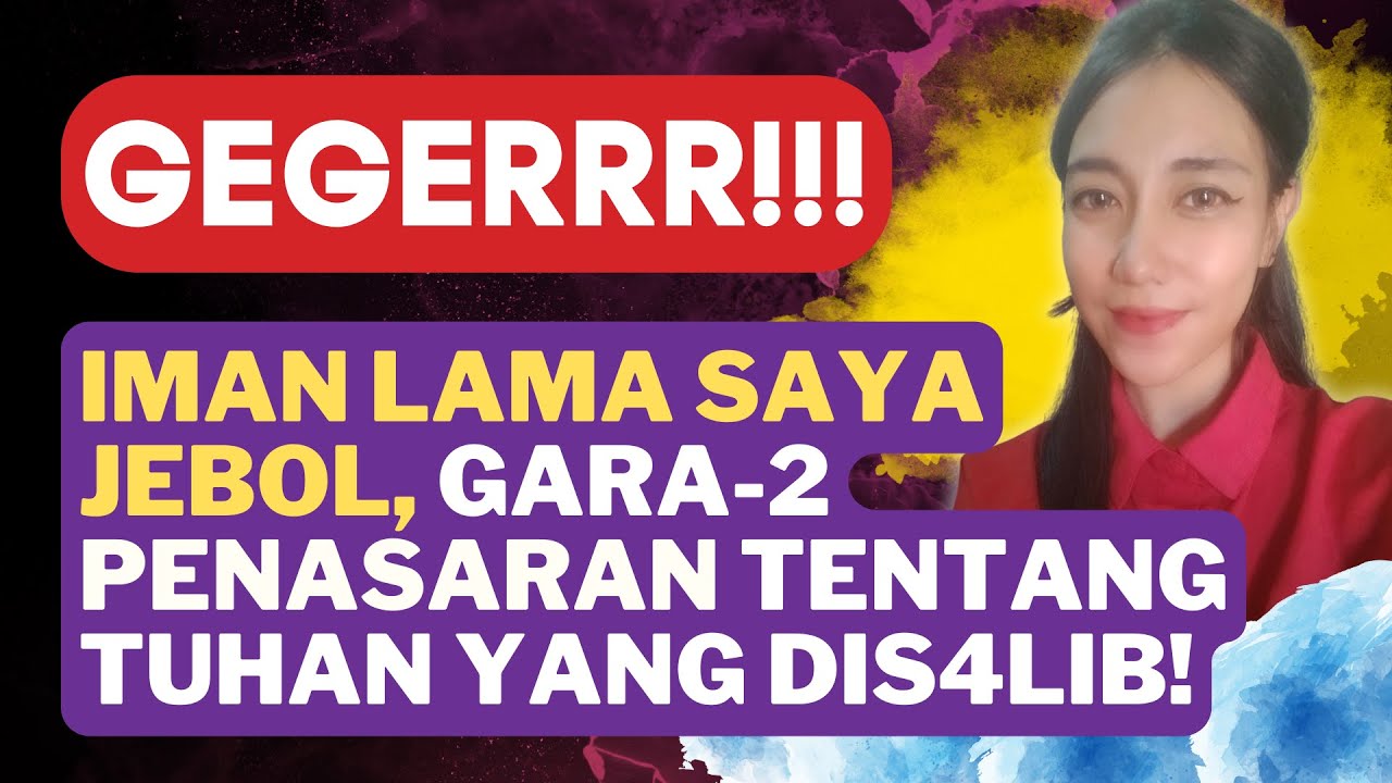 GEMPAR!!! PENASARAN DENGAN KONSEP KETUHANAN TRITUNGGAL, IBU LIA MEMBERANIKAN DIRI MEMBACA ALKITAB!!!