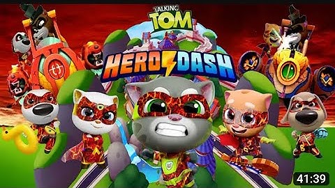 Talking Tom Hero Dash Gameplay Walkthrough Part 10 - Super Angela [iOS/Android Games]