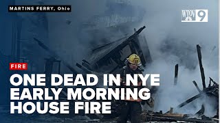 Officials confirm one death in Martins Ferry duplex fire