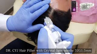 Dr CYJ Hair Filler Injection avec Crystal Multineedle 5 aiguilles