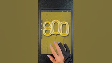 Balloons - iPad drawing in Procreate (#shorts)