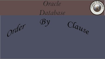How to perform sorting in oracle database .How to sort data in oracle database .
