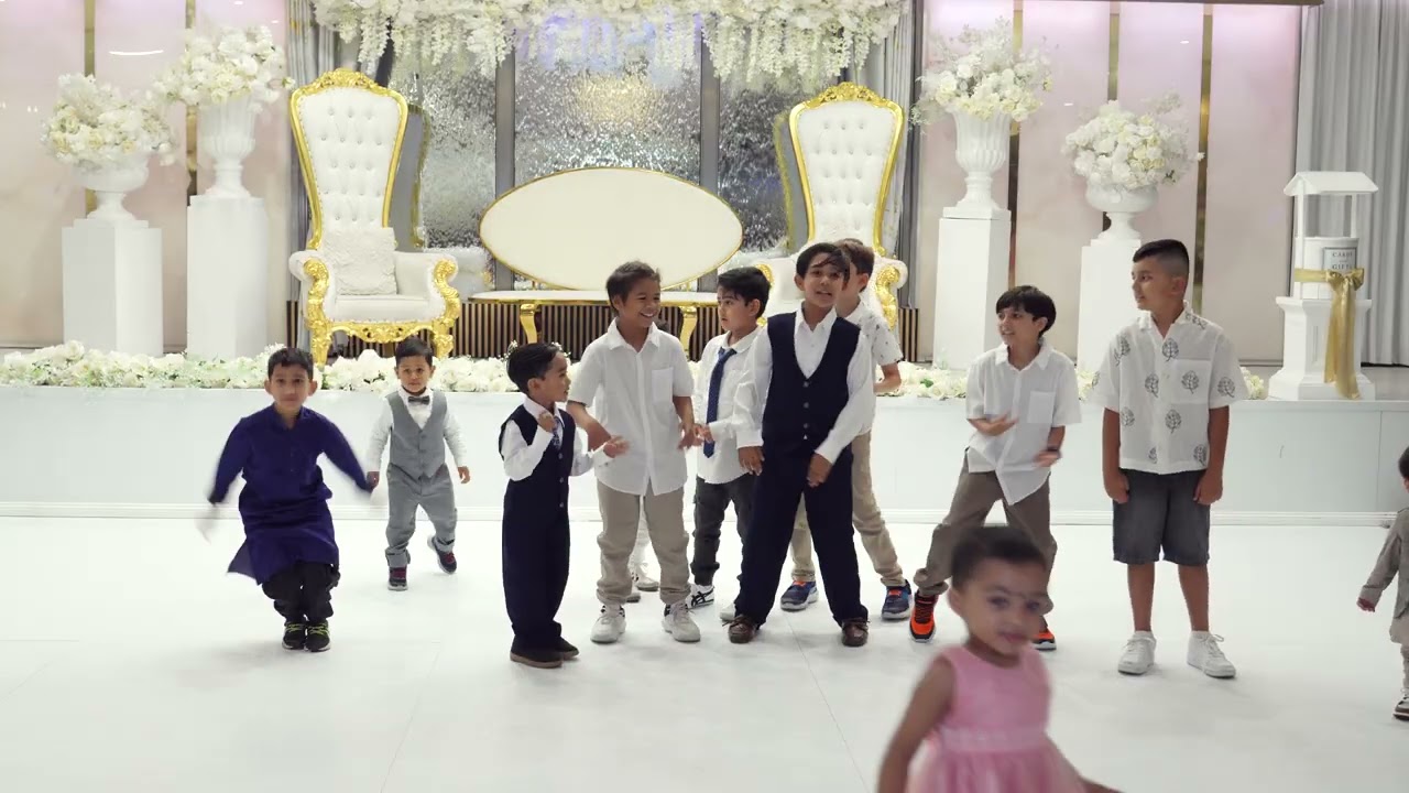 [8K] KIDS Dance performance :  MUKESH & SHAILISHA : RECEPTION  : sydney : ANKIT KC 0426662070