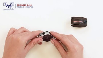 ENGINEER SL-50 - Folding magnifier - UNBOXING