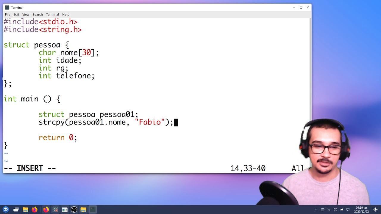 Fabio Carneiro - Programando em C : Struct - YouTube