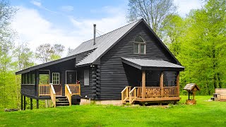 Tranquil Catskills Oasis Log Cabin Design with 3 Bedrooms | Interior & Exterior Review by Go Tiny Live Big 256 views 9 days ago 3 minutes, 53 seconds