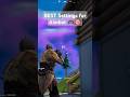 Best Settings for Aimbot 🎮🎯#fortnite #gaming #fortniteclips