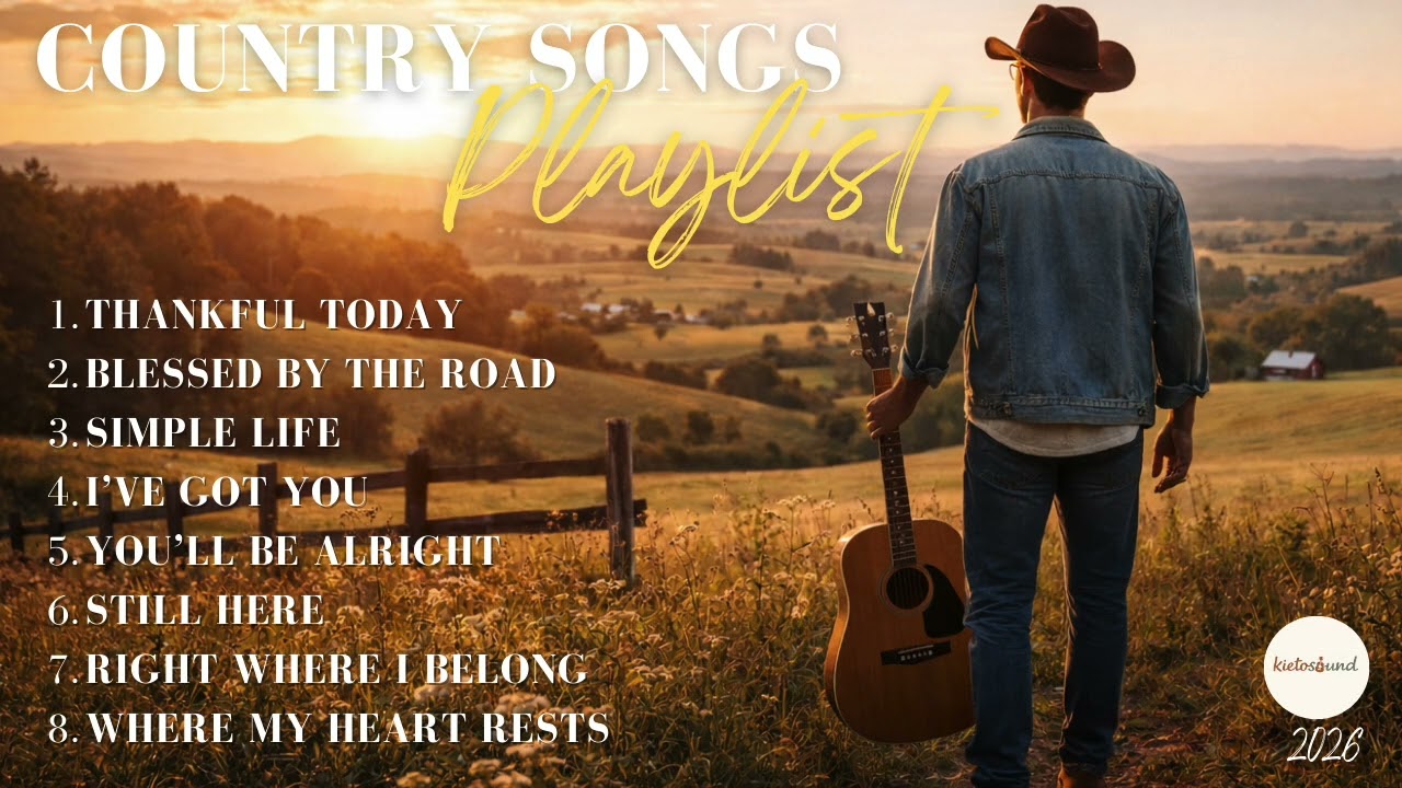 RELAXING COUNTRY MUSIC PLAYLIST – Peaceful Acoustic Country for the Soul 🌾🎸