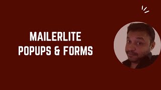 How To Create Mailerlite Forms Popups