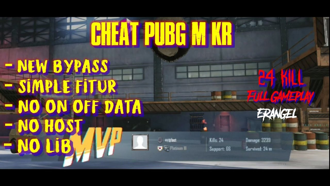 CHEAT PUBG MOBILE TERBARU anti on off data tutorial +