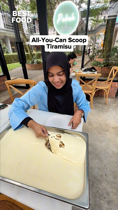 RM25 All You Can Scoop Tiramisu📍Pokok Cafe ⏰Available on weekends only