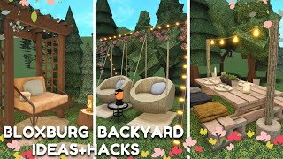 Bloxburg Backyard/Garden Build Hacks/Ideas | Roblox