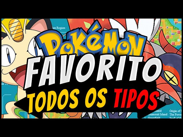 Tem um site aí onde vc separa os seus pokémon favoritos de cada