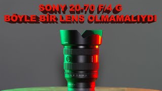 Sony 20-70 F4 G Böyle Bi̇r Lens Olmamaliydi