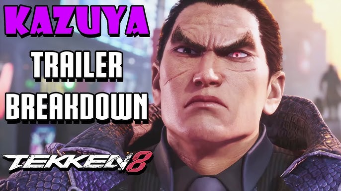 Trailer de gameplay de Tekken 8 revela Kazuya Mishima em ação