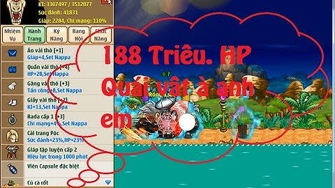 [Ngọc Rồng] Quái vật 188 triệu HP đi nghịch NRSĐ, Phê quá anh em à