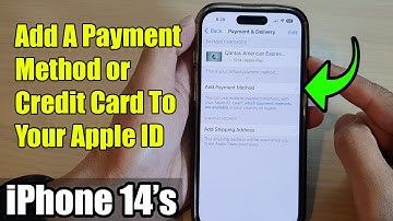 iPhone 14/14 Pro Max: How to Add A Payment Method or Credit Card To Your Apple ID