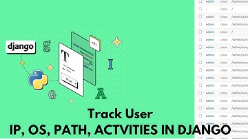 Django User Activity Tracker: IP, OS, Path & Time Logging Tutorial #UserActivityTracker #webcog