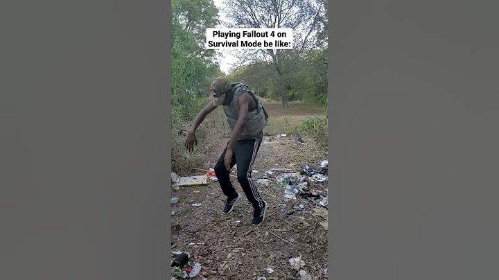 Playing Fallout 4 on Survival Mode be like...