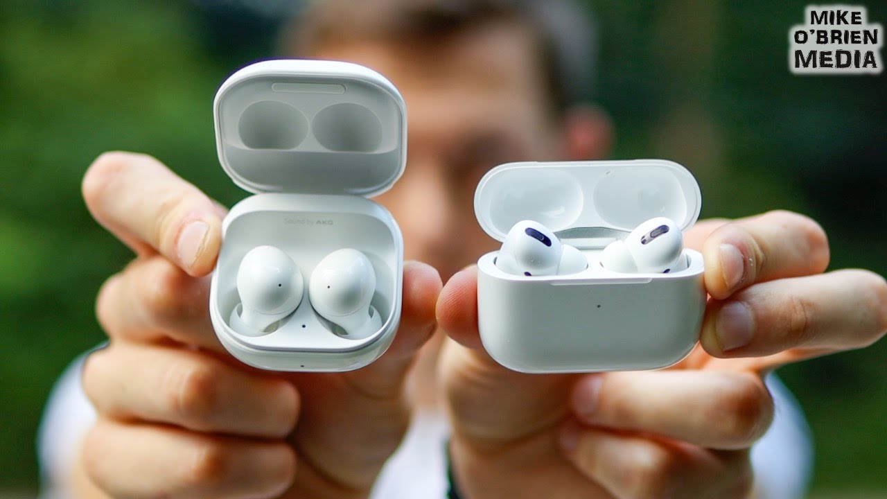 Samsung Galaxy Buds Apple AirPods Pro [Honest Comparison]