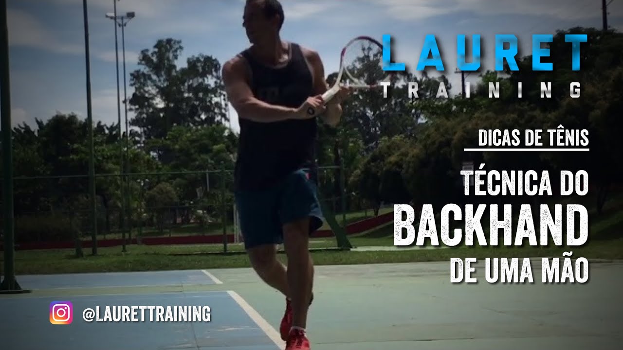 Técnica do backhand de uma mão YouTube