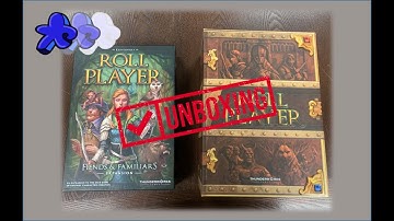 Roll Player : Fiends and Familiars Expansion | Unboxing the Big Box!