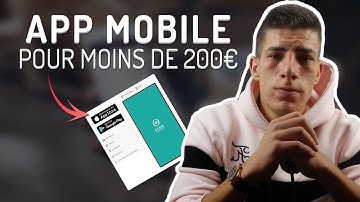 Comment créer une APPLICATION Mobile IOS / Android à Partir d