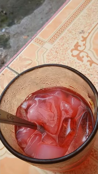 Seger bener siang' minum es