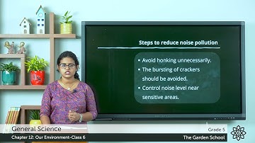 Grade 5 General Science Chapter 12 Class 6 Noise Pollution