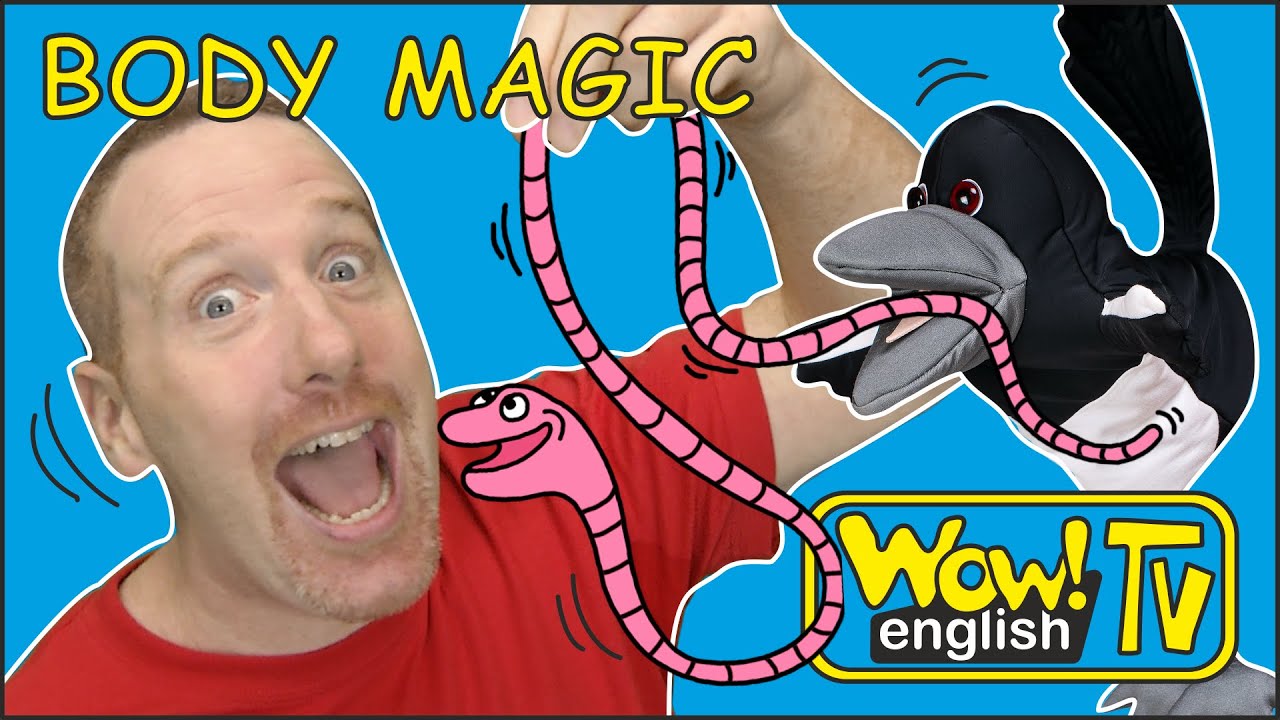 Body Magic Story for Kids from Steve and Maggie  Learn with Maggie and Wow  English TV 