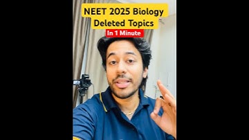 NEET 2025 Biology Deleted Topics | Kshitiz Sir #neetsyllabus2025 #neet2025 #neetbiology #ntaupdate