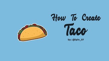How To Create Taco with CorelDraw X8 [Real Speed Process]