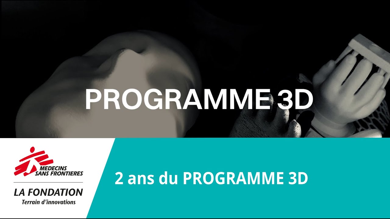 [Programme 3D] 2 ans de programme 3D à La Fondation MSF